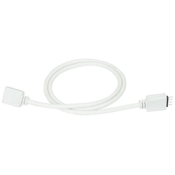 12" 135 watt Clear/White Edge Link Extension Cable